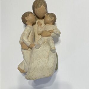70% off!!!  Willow Tree - “Quietly” Figurine.  Mother with Two Children